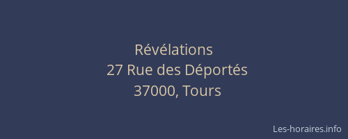 Révélations