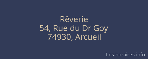 Rêverie