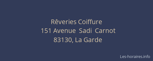 Rêveries Coiffure