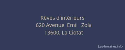 Rêves d'intérieurs