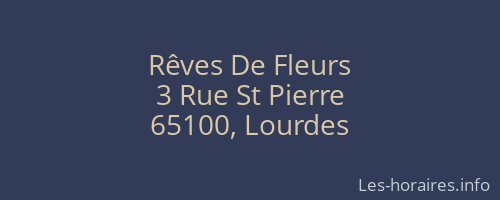 Rêves De Fleurs