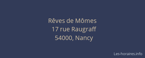 Rêves de Mômes