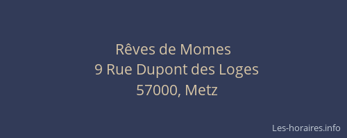Rêves de Momes