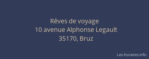 Rêves de voyage