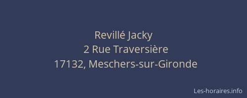 Revill&eacute; Jacky