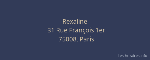 Rexaline