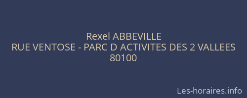 Rexel ABBEVILLE