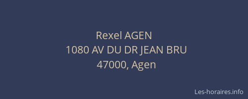 Rexel AGEN