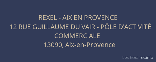 REXEL - AIX EN PROVENCE