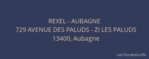 REXEL - AUBAGNE