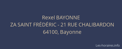 Rexel BAYONNE