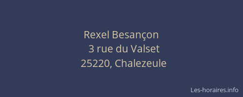 Rexel Besançon