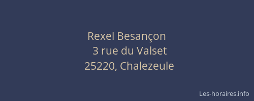 Rexel Besan&ccedil;on