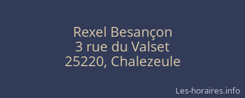 Rexel Besançon