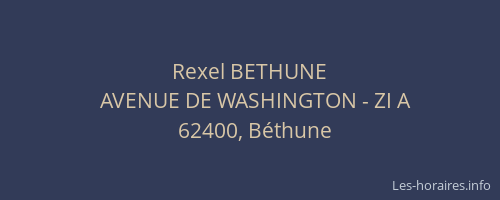 Rexel BETHUNE