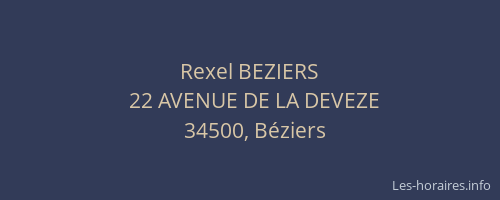 Rexel BEZIERS