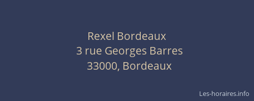 Rexel Bordeaux