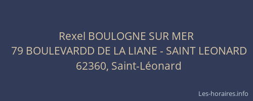 Rexel BOULOGNE SUR MER