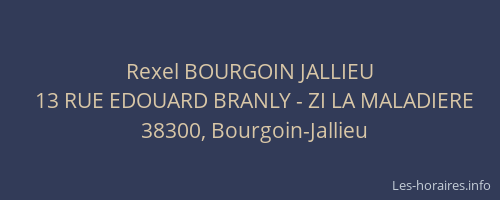 Rexel BOURGOIN JALLIEU