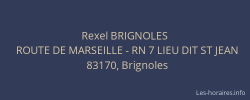 Rexel BRIGNOLES