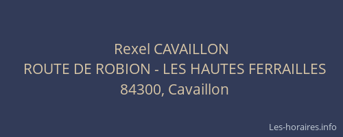 Rexel CAVAILLON