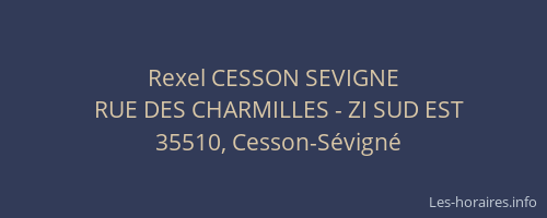 Rexel CESSON SEVIGNE
