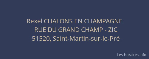 Rexel CHALONS EN CHAMPAGNE