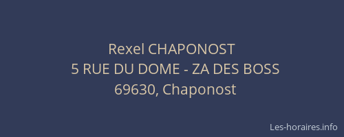 Rexel CHAPONOST