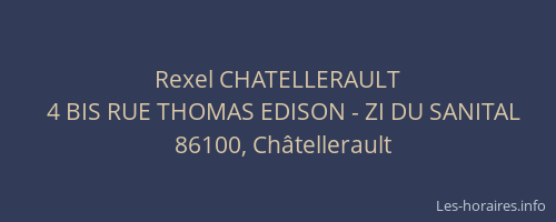 Rexel CHATELLERAULT