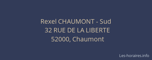 Rexel CHAUMONT - Sud
