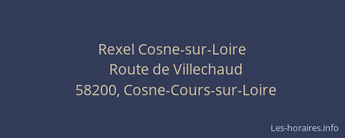 Rexel Cosne-sur-Loire