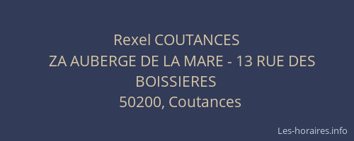 Rexel COUTANCES