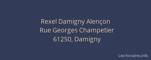 Rexel Damigny Alen&ccedil;on