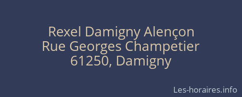 Rexel Damigny Alençon