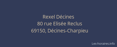 Rexel Décines