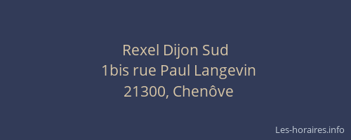 Rexel Dijon Sud