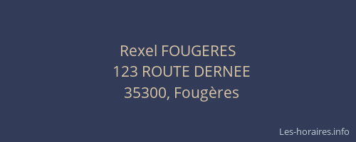 Rexel FOUGERES