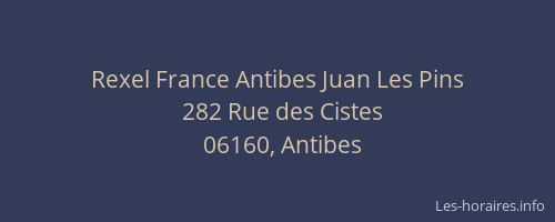 Rexel France Antibes Juan Les Pins
