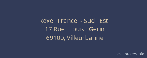 Rexel  France  - Sud   Est