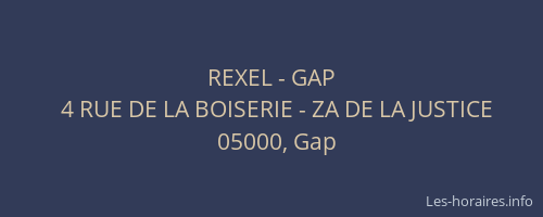 REXEL - GAP