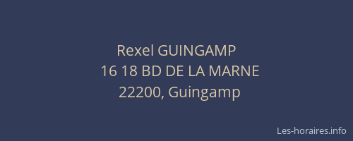 Rexel GUINGAMP