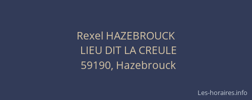 Rexel HAZEBROUCK