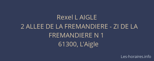 Rexel L AIGLE