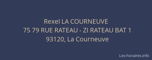 Rexel LA COURNEUVE