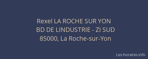 Rexel LA ROCHE SUR YON