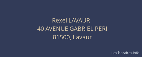 Rexel LAVAUR