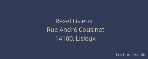 Rexel Lisieux