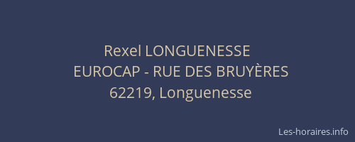 Rexel LONGUENESSE