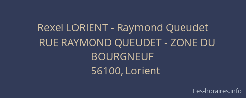 Rexel LORIENT - Raymond Queudet
