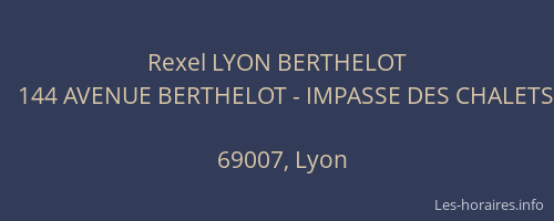 Rexel LYON BERTHELOT